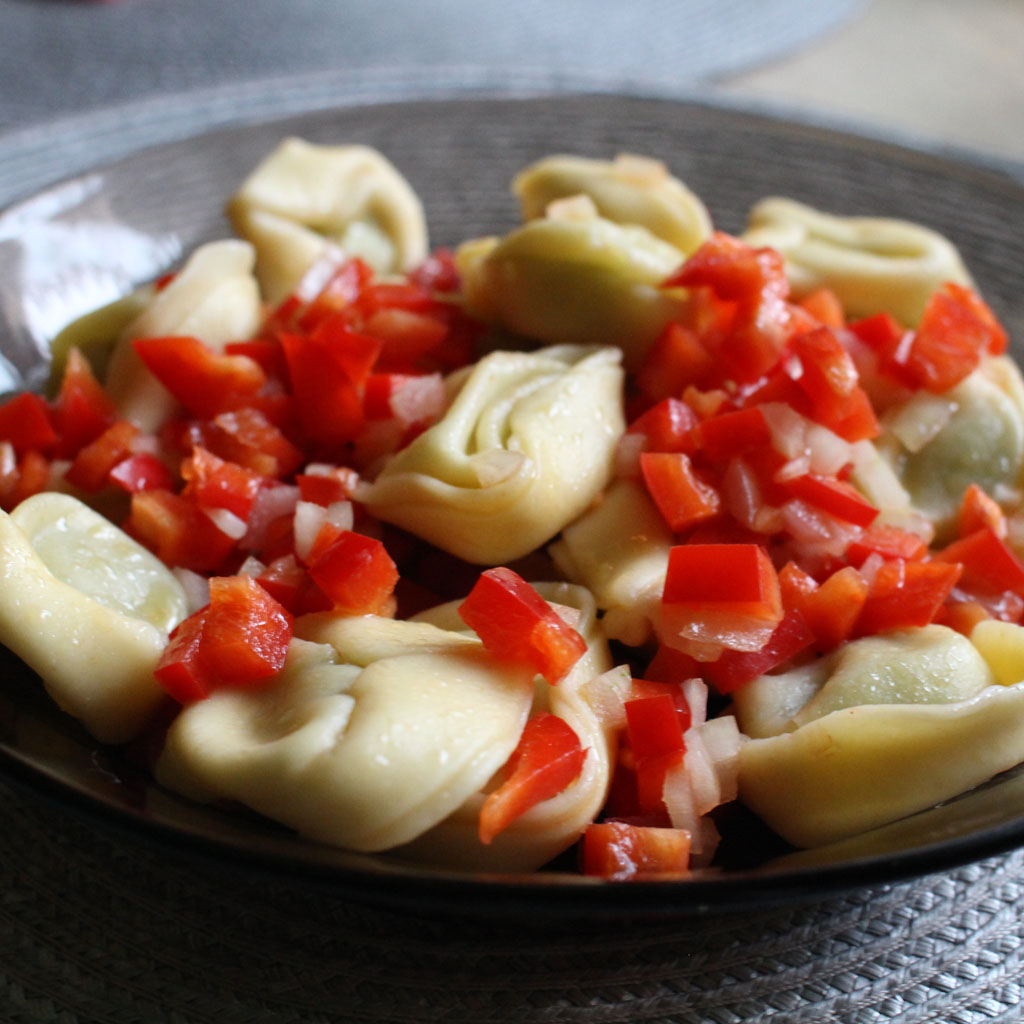  Tortelloni with red pepper